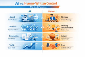 AI vs. Human-Written Content: The Key Differences