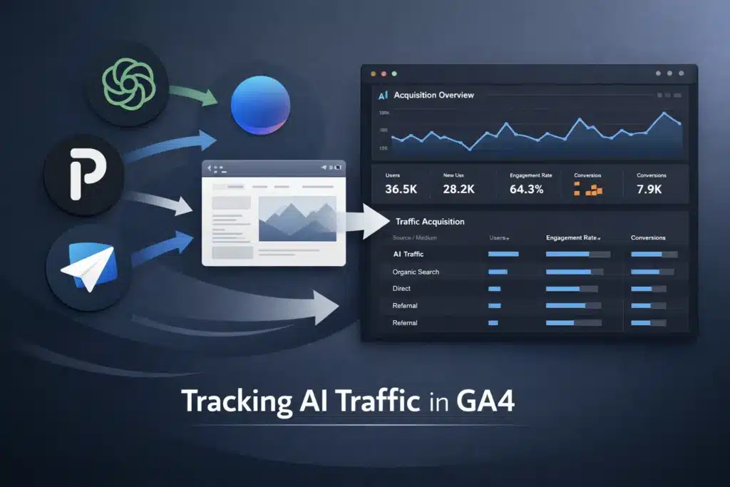 Tracking AI-driven traffic from ChatGPT, Gemini and Perplexity in Google Analytics 4