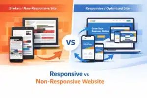 Responsive vs Non-Responsive Website Design
